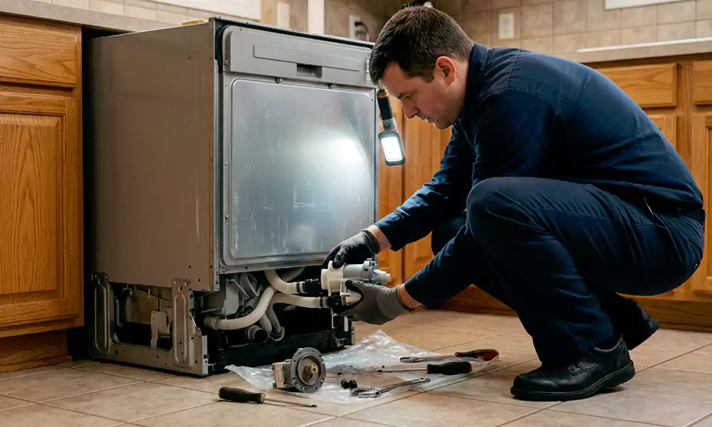 Dishwasher Pump Replacement in Bonita Springs, FL