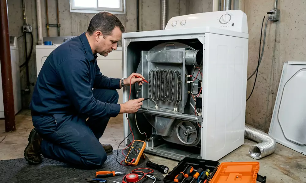 Dryer Not Heating Repair in Bonita Springs, FL