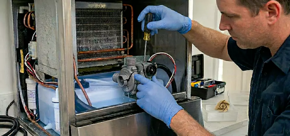 Commercial Ice Maker Water Pump Repair in Bonita Springs