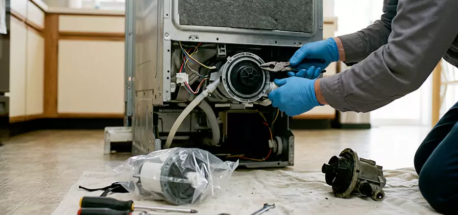 Dishwasher Motor Pump Replacement in Bonita Springs